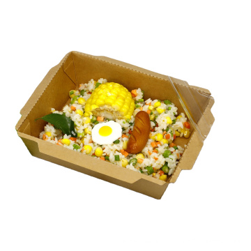 friendly disposable recyclable paper take out microwavable boxes fast food packaging